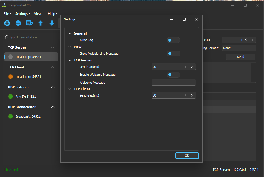 General Settings